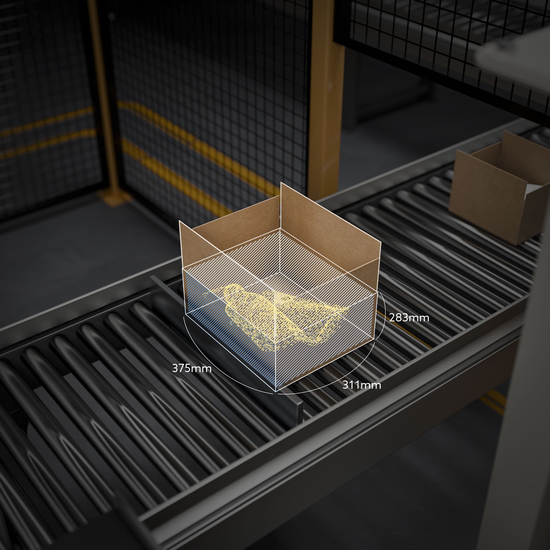 비전 AI를 통한 부피 측정 및 박스 검수​